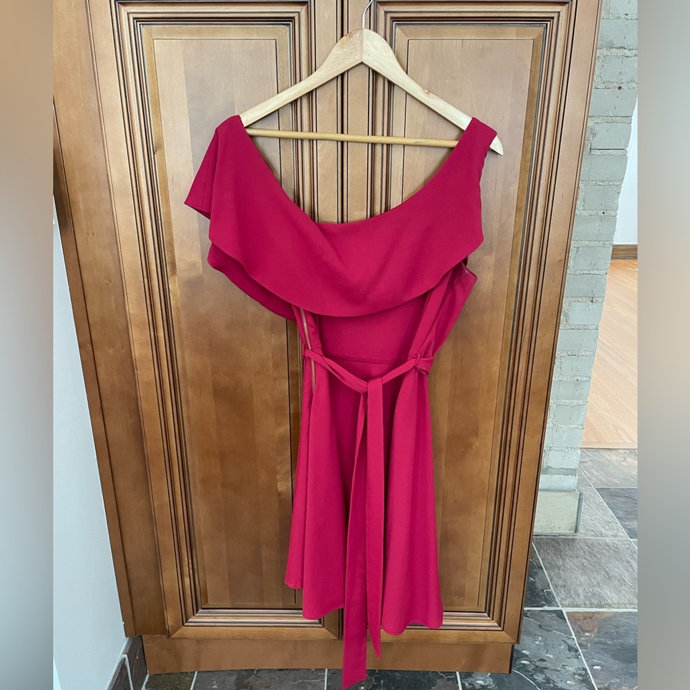 Xoxo wine color dress